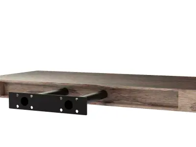 STILISTA VOLATO Wall Shelf - dark wood 3D model