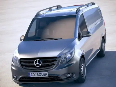 Mercedes Vito Short 2018 3D model