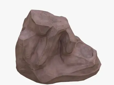 Cartoon rock 3D model