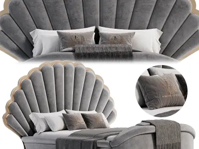  Melusa bed By Evgor Luxury 3D model
