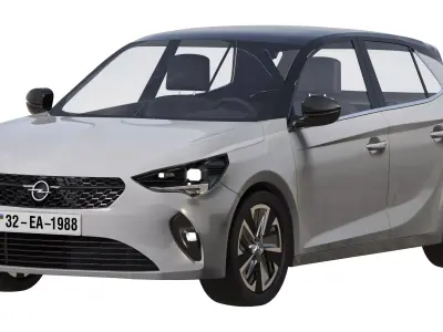 Opel E corsa 2019  3D model