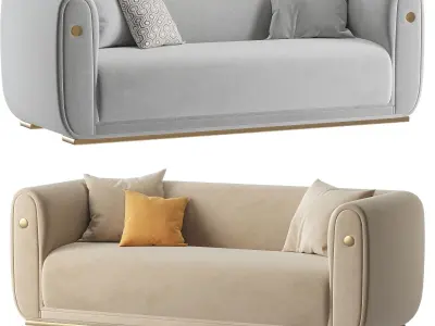 LUXURY KREM sofa 3D model