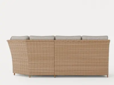 Easton corner sofa Low-poly 3D model