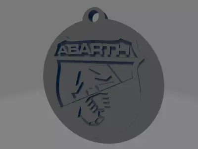Abarth Keychain 3D print model