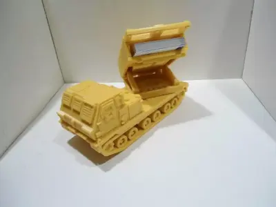 Missiles Launcher Business Card Holder  3D print model