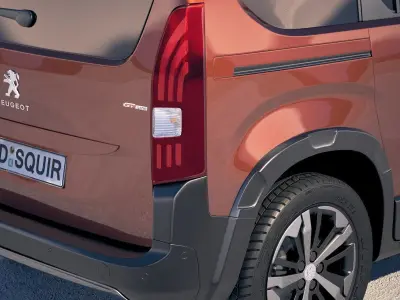 Peugeot Rifter 2016-2018 3D model