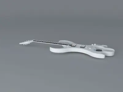 Phantom guitar Free 3D model