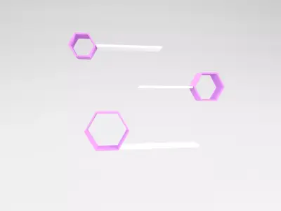 Wall Rack v1 004 Low-poly 3D model