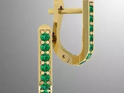 Earrings n 17  3D print model