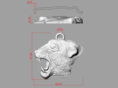 Beautiful pendant 3D print model