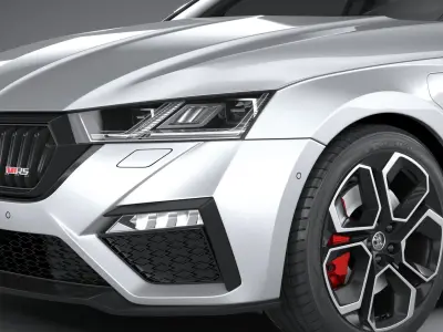 Skoda Octavia Sedan RS 2020 3D model