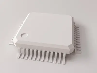 QFP IC 3D model