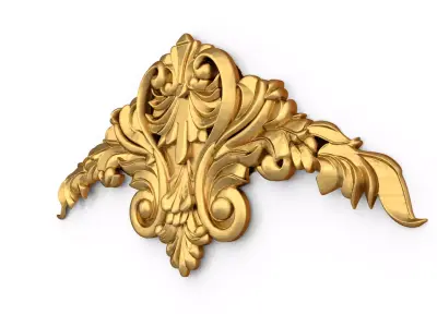 carved classic decorative ornament cnc 3d printing stl 36 3D print model