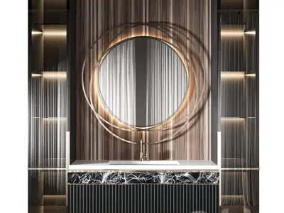 Luxury Bathroom 305 3D model