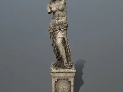 Venus  de  Milo Low-poly 3D model