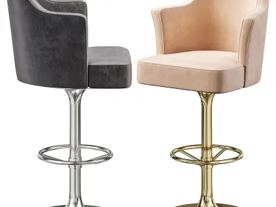 Beth bar chair 3D model