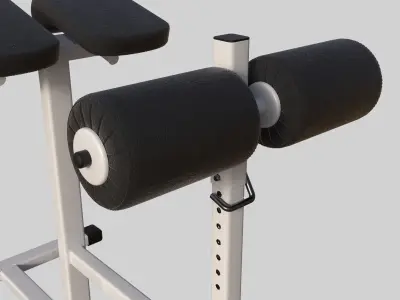 professional bench press 01 3D model