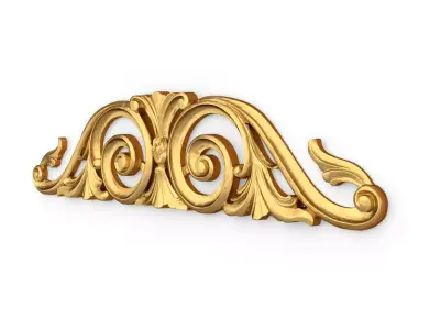 Classic decor ornament carved 76 3D model
