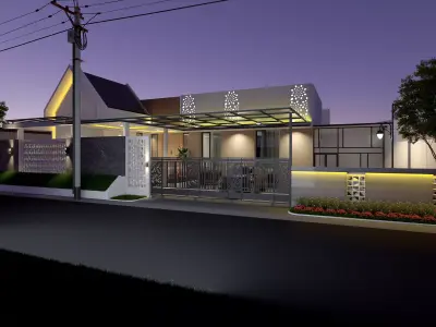 Private House 3D model 12