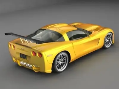 Chevrolet Corvette z06 tuning CG 3D model