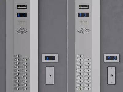 OTIS Gen 2 Elevator 3D model