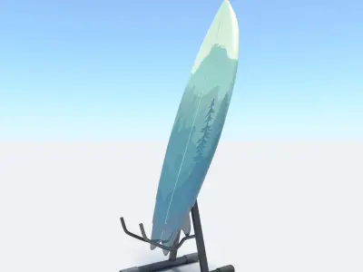 surfboard V6 3D model