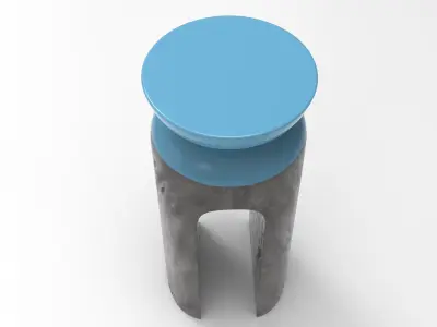 Kuop Side Table Low-poly 3D model