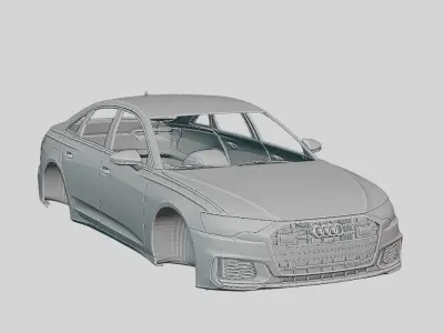 Audi S6 Sedan 2020 Printable Body 3D print model