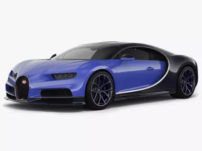Bugatti Chiron 2023 3D model