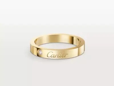 C - RING - WEDDING RING 3D print model