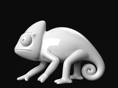 Chameleon 3D print model