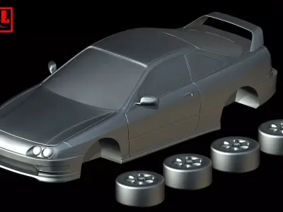 Acura Integra Type R 1997-2001 3D print model
