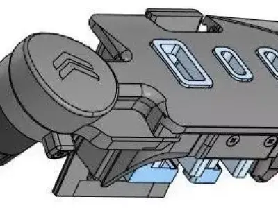 Ashtray-USB charger Citroen C5 X7 3D print model 3D print model