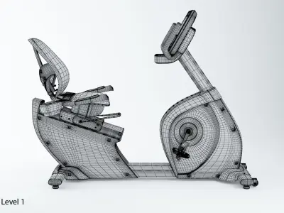 Freemotion Recumbent Bike 3D model