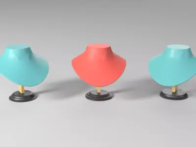 Minimalist Necklace Stand 3D print model