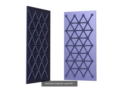 decorative  3d panels and doors sheets designs for cnc  3D Model Collection