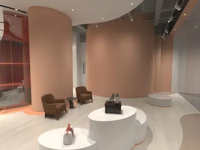 Clothing Shop 4 3D model