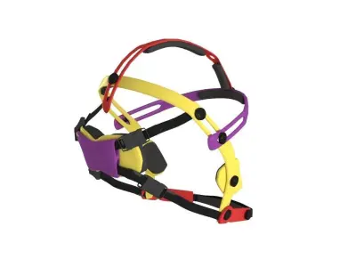 Adventure mask for GoPro 3D model