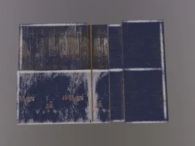 PingPong Table Low-poly 3D model