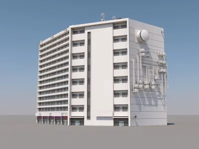 Slum Building 2 3D model