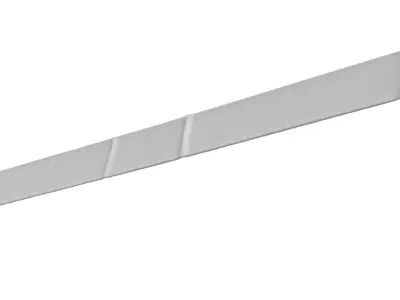 Football Fan Scarf 01 3D model