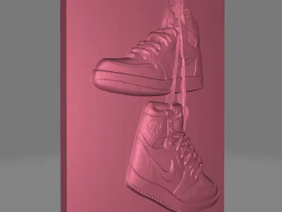 Nike Air Jordan 3D print model