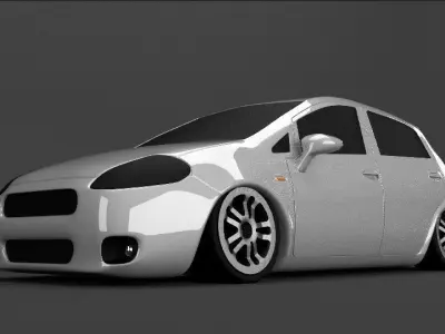 fiat punto air stl 3D print model