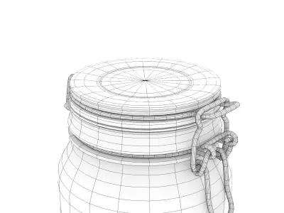Glass Jar - small 3D model