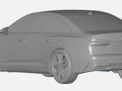 Audi A6 55 S-Line 2020 - Exterior  Scan 3D model