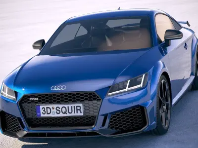 Audi TTRS Coupe 2020 3D model