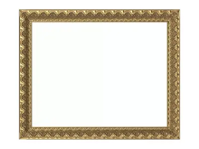 carved frame 3D model 58