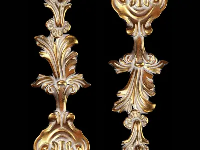 Classic carved 042 3D model