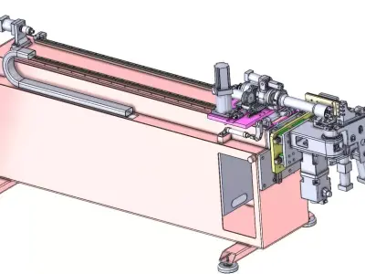 CNC 5 Axis Tube Bending Machine -Precision Pipe and Tube Forming 3D model