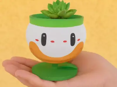 Koopa Clown Car Pot 3D print model